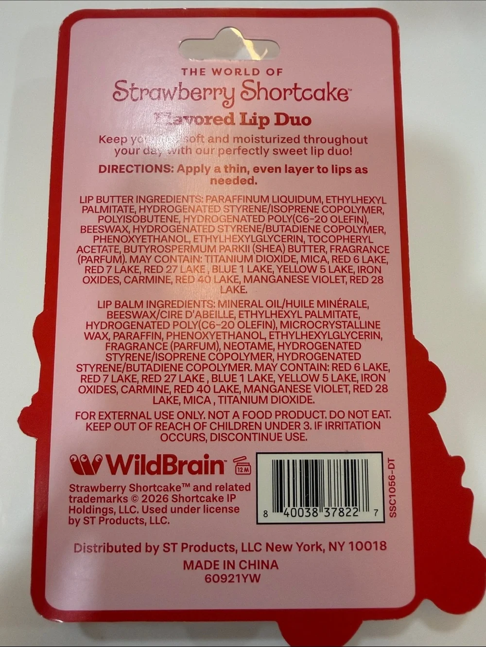 Strawberry Lip Duo - Lip Butter & Lip Balm in Red